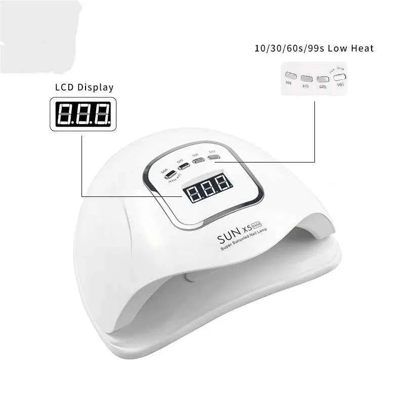 EU X5MAX Ultraviolet/LED Nail Lamp Drying Device - A nail polish suitable for the quick curing process in nail art and foot care