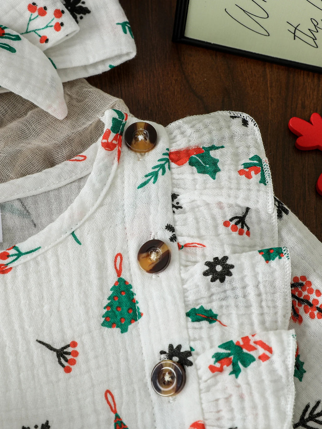 2Pcs Baby Girls Autumn Casual Dress Print Christmas Tree Pink Long Sleeve Knee Dresses With Button Cotton Soft 1-3Y +Headband