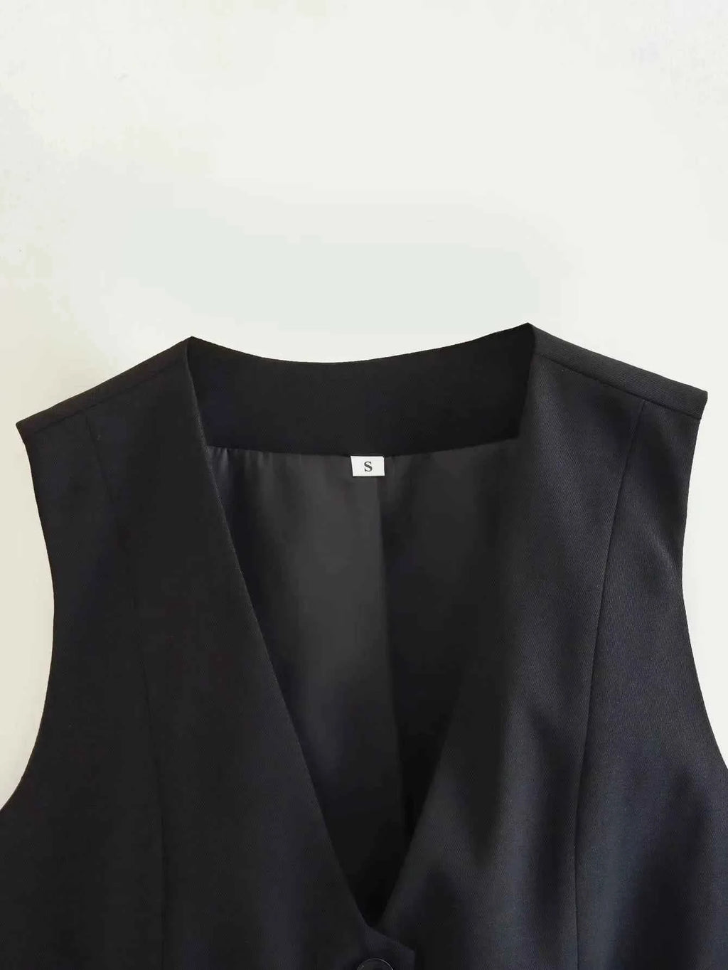 HH Women Fashion Solid Suit Vest Sleeveless Cropped Waistcoat Tops Vests Spring Summer Casual Office Lady Chic Tops