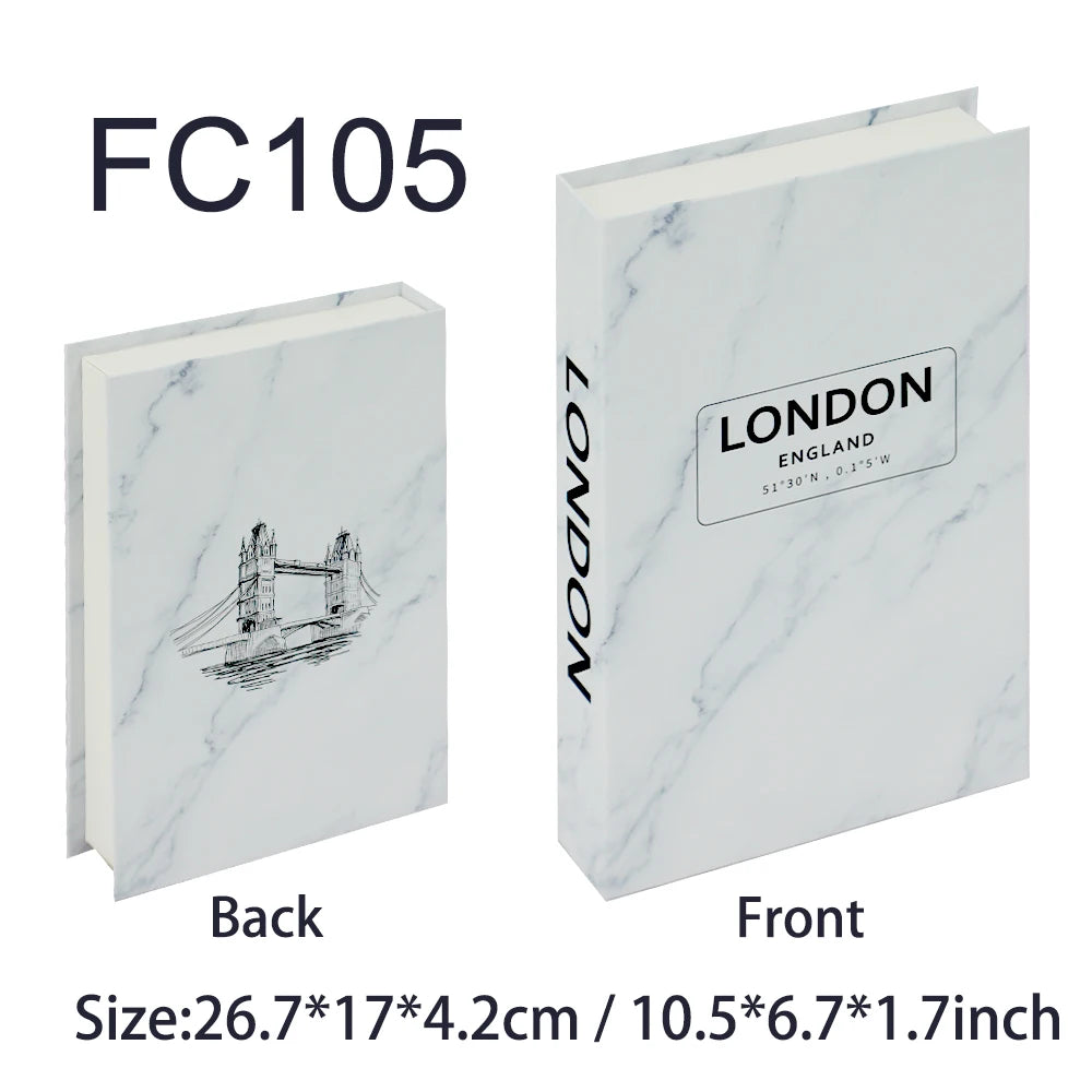 Home Decor Fake Books Coffee Table Books Ornaments Living Room Decoration Luxury Fake Books Storage Box Aesthetic Decoration