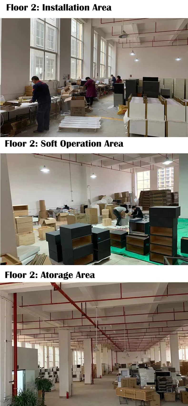 Home Furniture Bedroom Heavy Duty Wood Platform Dormitory Bed with Wood Headboard, Modern Double Bed Frame