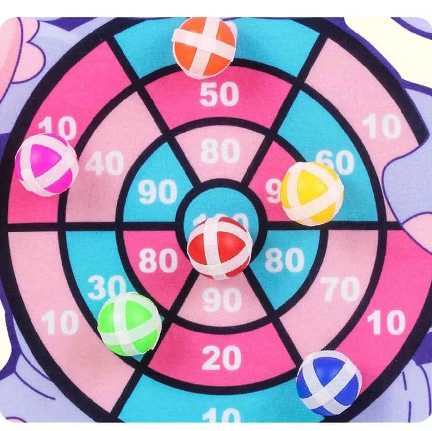 Child Montessori Toys for Kids 2 to 4 Years Old - Cartoon Animal Dart Board Sticky Ball Family Interactive Educational Toys