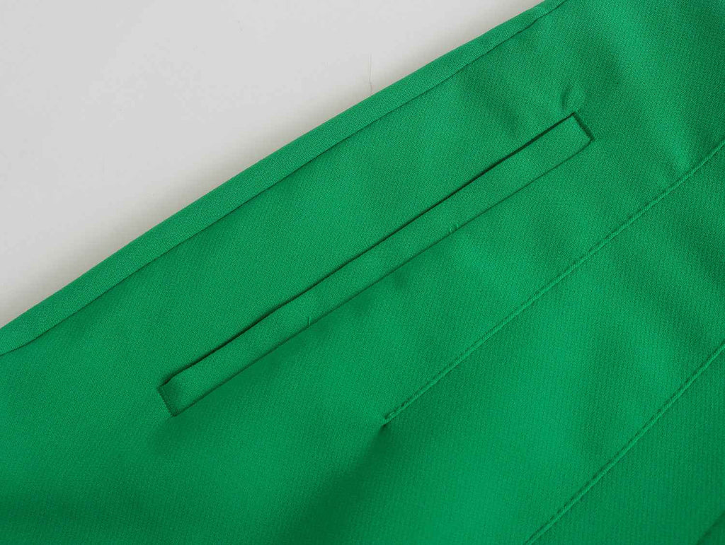 Willshela Women Fashion Straight Pants High Waist Front Zipper Trousers Vintage Full Length Female Chic Lady