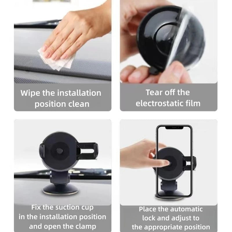 Universal Mobile Car Phone Holder for Phone In Car Holder Windshield Cell Stand Support Smartphone Voiture Suporte Porta Celular