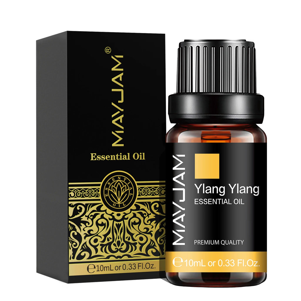 MAYJAM 10ML Essential Oil Lavender Jasmine Eucalyptus Vanilla Sandalwood Bergamot Rosemary Citronella Cinnamon Fragrance Oil