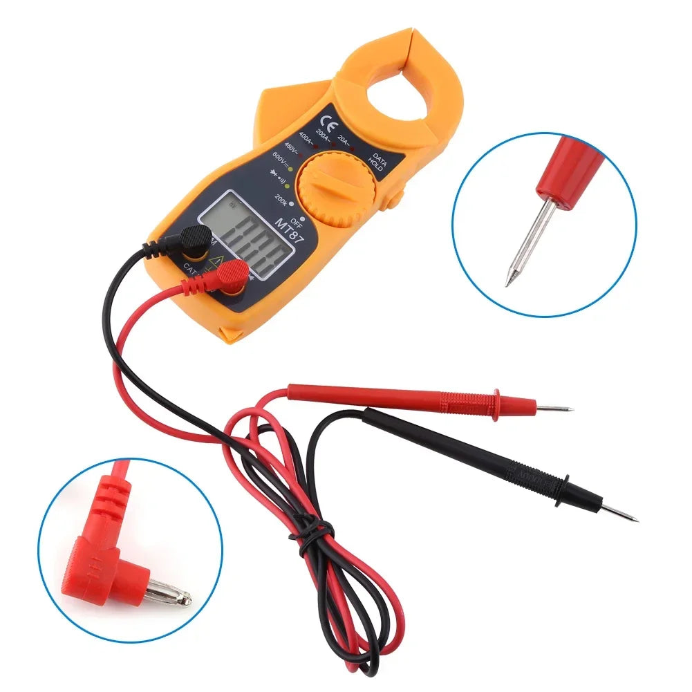 Digital Clamp Meter Multimeter Ammeter Digital Clamp Multimeter AC DC Voltmeter Ammeter Ohmmeter Volt Tester LCD Meter Voltmeter