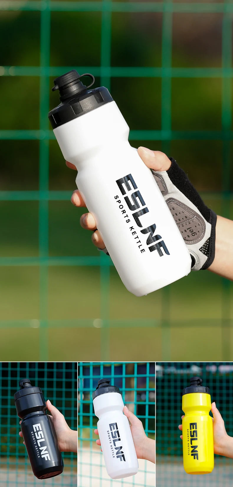 720ML Big Capacity Water Bottle Portable Road Bicycle Bottle Food Grade PP5 Cycling Drinking Bottle Sports Camping Bottle
