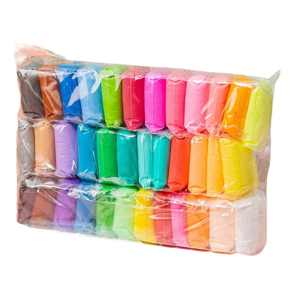 Kids Modelling Clay Set Super Light Clay Air Dry Polymer Modelling Clay Children Air Dry Clay Craft Kit For Home School Learning