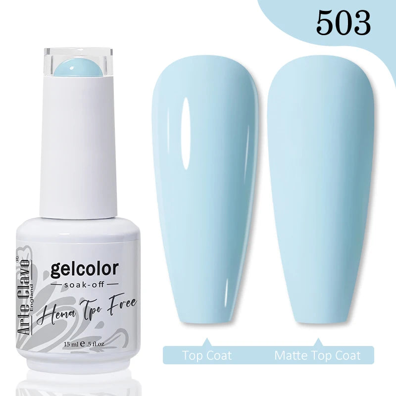 Arte Clavo TPO HEMA FREE Top Quality Discount Price 131 Colors Nail Gel Polish New Formula Nail Gel 15ml Bottle UV Gel Varnish