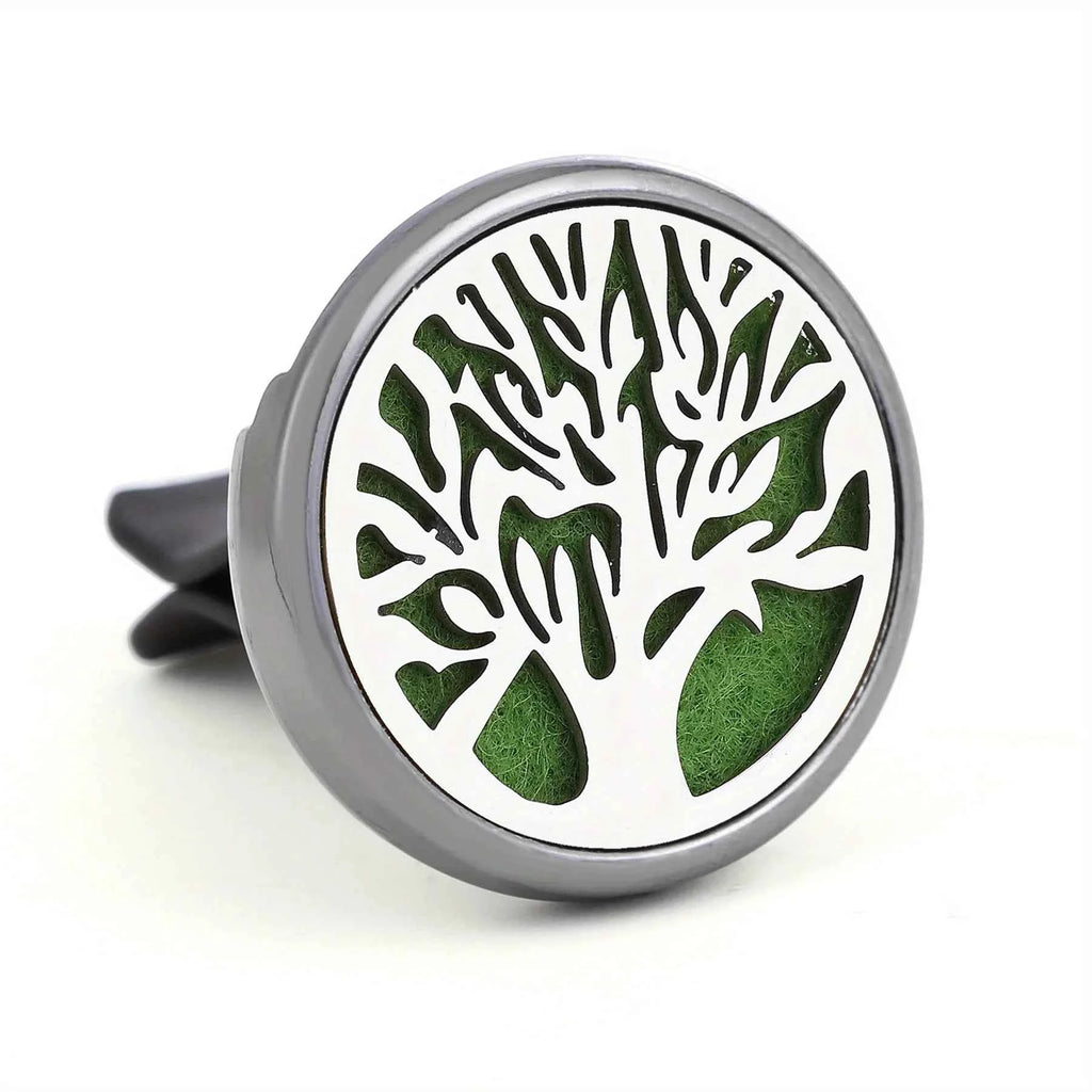 1PC Refillable Car Air Freshener Perfume Diffuser Clip with 10pcs Pads Auto Vent Interior Aromatherapy Diffuser