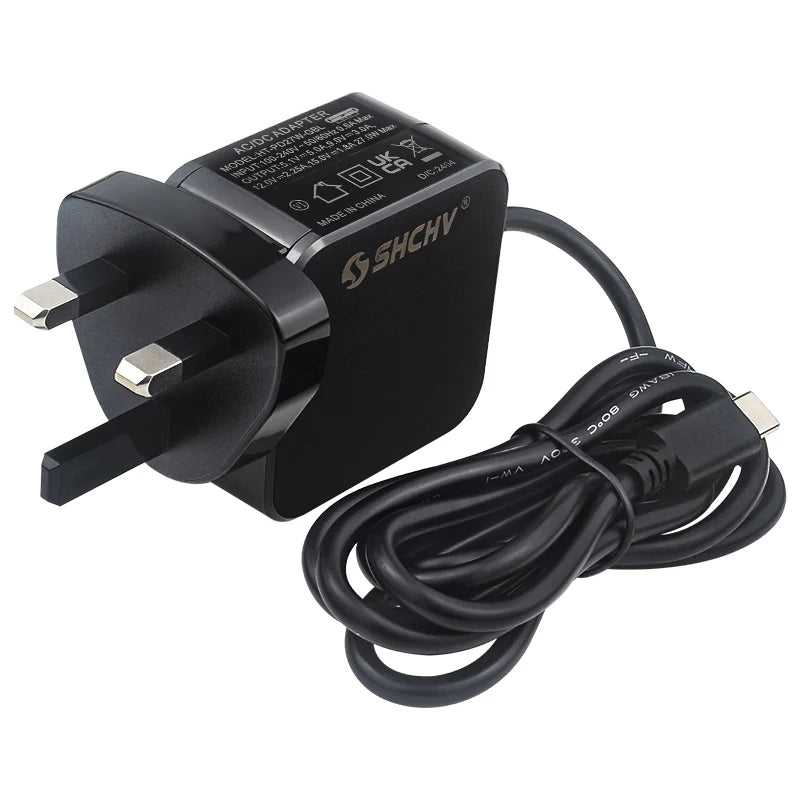 Raspberry Pi 5 Power Supply PD 27W 5.1V 5A USB Type-C Power Adapter EU US UK Plug for RPI 5 Pi5