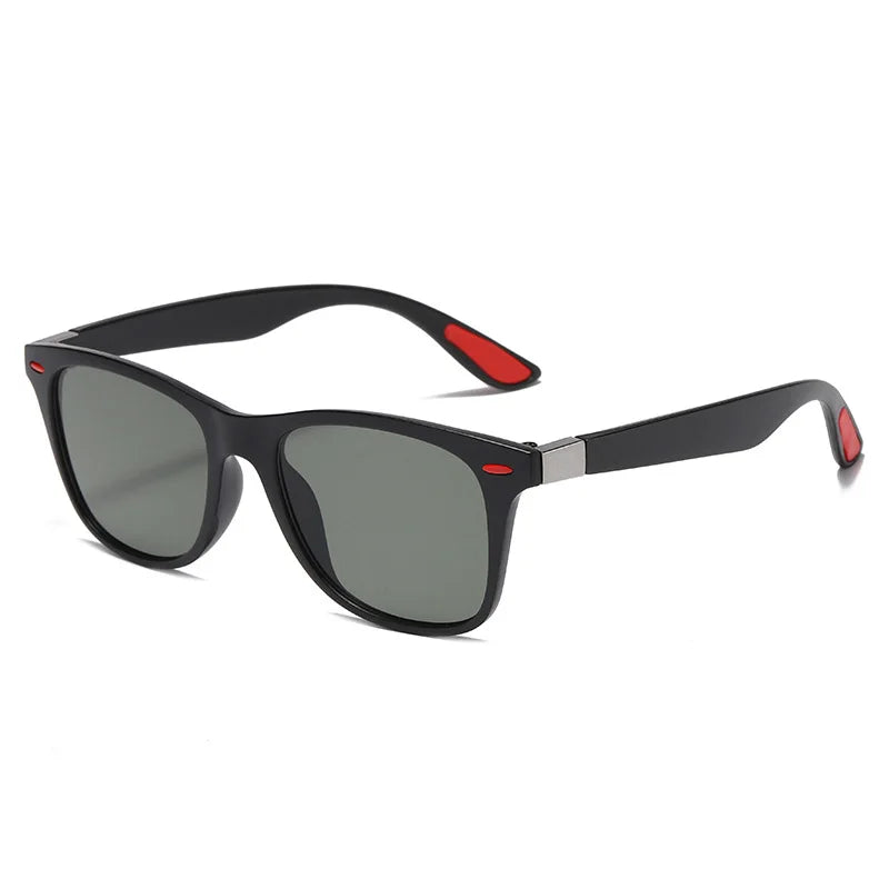 2 Lenses Color Men’s Polarized Night Driving Glasses PC Frame