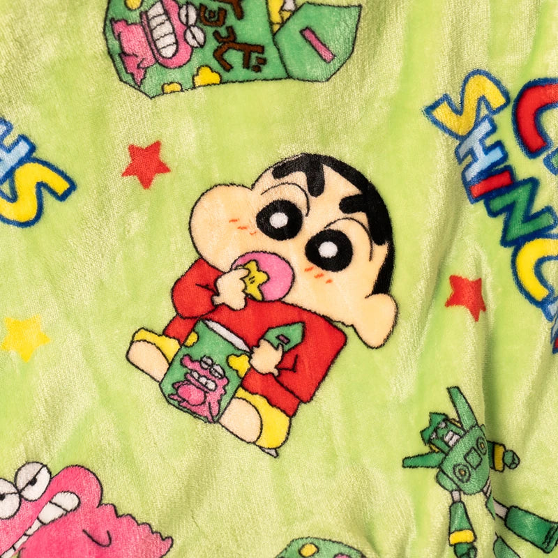 Comfortable Anime Printing Blanket Warm Flannel Blanket Crayon Shin Chan Blanket Bedspread Bedroom Sofa Bed Girl Kids Nap