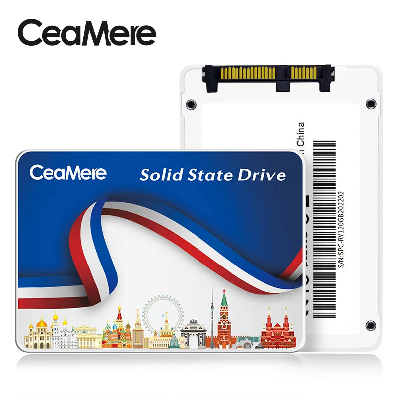 CeaMere Sata Ssd 5-20PCS 120GB 2.5 2.5 Solid State Drive 128GB 256GB 480GB Used for notebook computers and desktop computers
