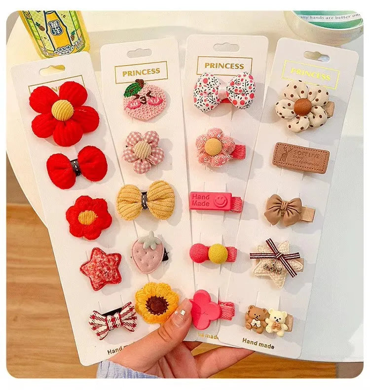 Cute Baby Hair Clip Baby Does Not Hurt Hair Clip Children's Hair Accessories Girls Side Bangs Hair Clip Headdress.