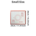 Silicone Pastry Mat with Measurements, 16x24Inch Large Non Stick Non Slip Baking Mat for Rolling Dough, Pizza Pie Crust Fondant