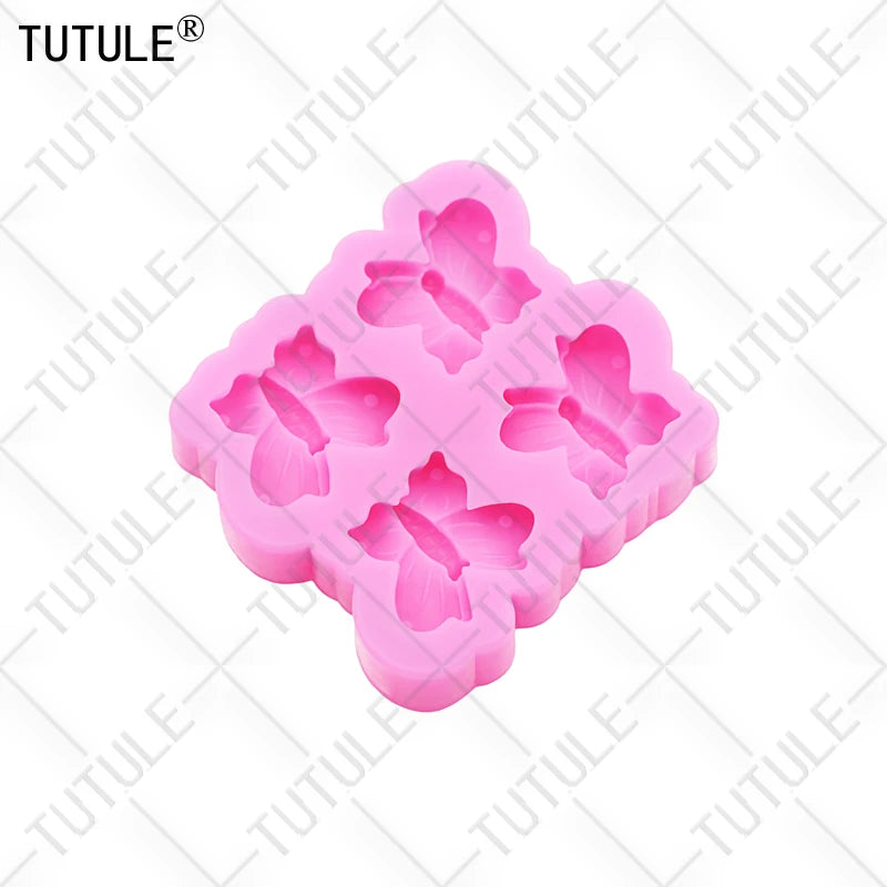 3D Honeybee Keychain Earrings Silicone Mold DIY Honeybee Clay epoxy resin Accessories Silicone Moulds cake Chocolate Molds