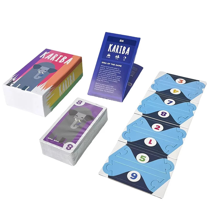 KARIBA Board Game: for Kids & Adults, Fun for Family Game Night Ages 6+, 2-4 Players, 15 Minute Playtime