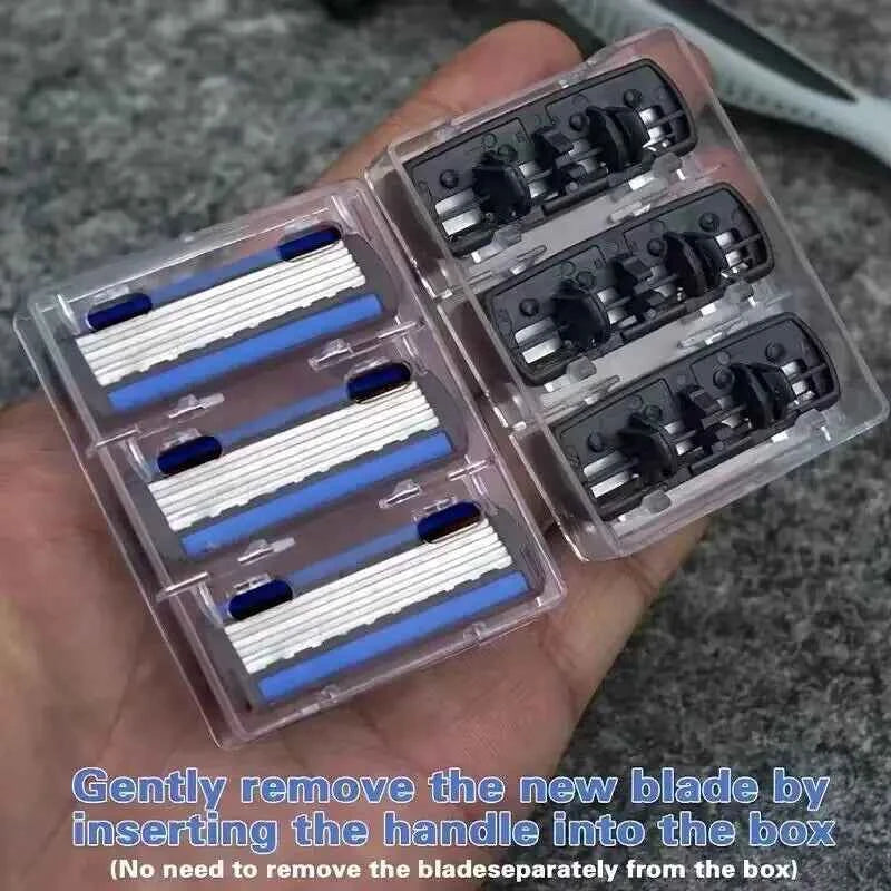 Stainless Steel Trimming Shaver Portable Travel Washable Male Removal Shaving Remover Tool Home Bathroom