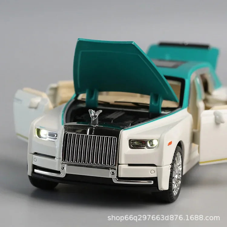 Kids Inertia Car Toy, Simulation Phantom Car Model with Door Opening, Sound & Light Music, Boys Early Educational Vehicle Gift