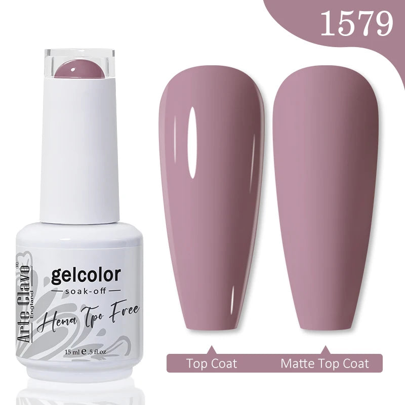 Arte Clavo TPO HEMA FREE Top Quality Discount Price 131 Colors Nail Gel Polish New Formula Nail Gel 15ml Bottle UV Gel Varnish
