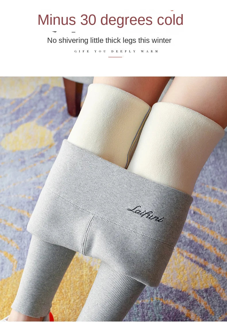 Winter Warm Leggings Women Sexy High Stretch Tight Leggings Casual High Waisted Thermal Pants Thick Leggings Sexy Girl  Fitness