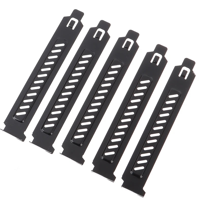 5Pcs New PCI Slot Cover/PCI Graphics Card Blanks Dust Cover Filter Blanking Board Ventilation PC Computer Case