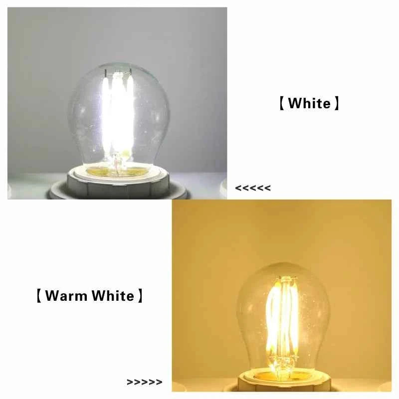 LED Retro Edison Bulb E14 E27 AC 220V 2W 4W 6W 8W Vintage Glass Lamp C35 G45 A60 ST64 G80 G95 G125 Led Filament Light Home Decor