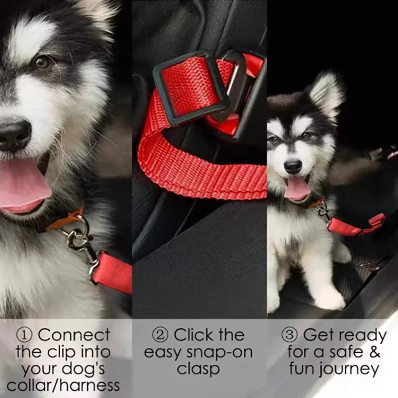 New dog seat belts hot sale pet car seat belt retractable leash dog carrier safety convenient dog leash supplies