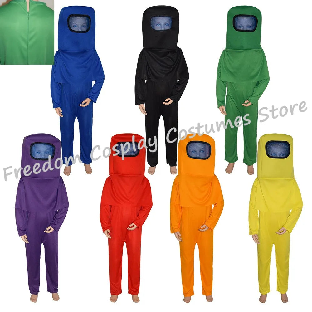 Kids Day Birthday Party Game Space Kill Cosplay Costume Bodysuit Halloween Astronaut Children's Jumpsuit Carnival Costumes
