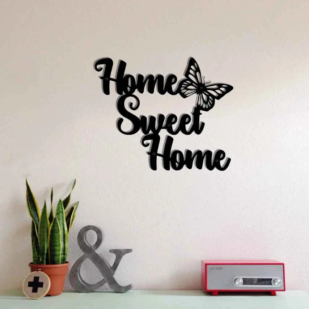 Home Sweet Home Signs Metal Wall Art to Hang Decorative Ornaments Room Decoration Rustic Decor