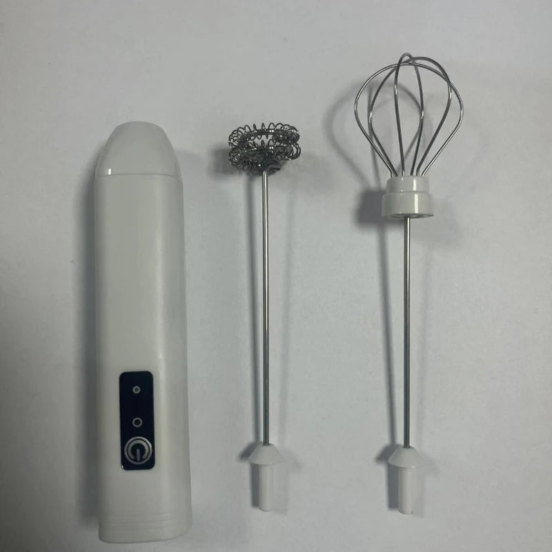 Coffee Frother/MILK Whisk+Egg Beater MINI Food Blender USB Rechargeable Handheld  Espresso Tools