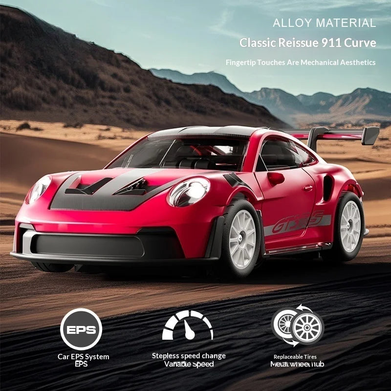 Mini Alloy RC Car 1:43 High-Speed Drifting Sports Car Boys Toy Four-Wheel Drive Simulation Race Car Remote Control Vehicle