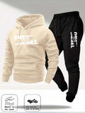 2025 popular autumn and winter new hooded sportswear sportswear fashion hooded sportswear casual sportswear and pants two in one