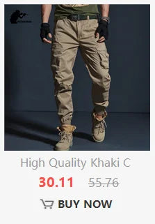 High Quality Men's Tactical Pants Arisoft Waterproof Multiple Pockets Cargo Pant Men Clothing Tooling Trousers A2F311