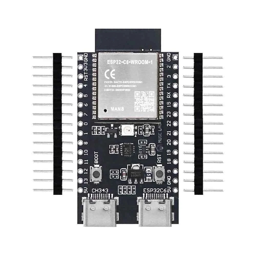 ESP32-C6 ESP32 WiFi+Bluetooth Internet Of Things ESP Development Board Core Board ESP32-C6-DevKit C N4R2 N8R2 N16R2 For Arduino