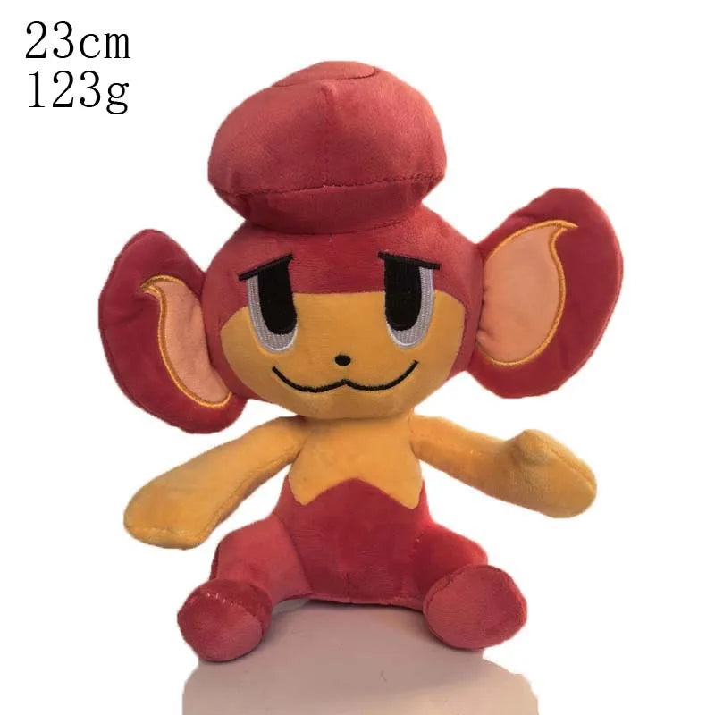 New Pokemon Snivy Abra Treecko Plush Kawaii Eevee Charizard Pikachu Genger Jirachi Blastoise Doll Aerodactyl Wholesale Gifts