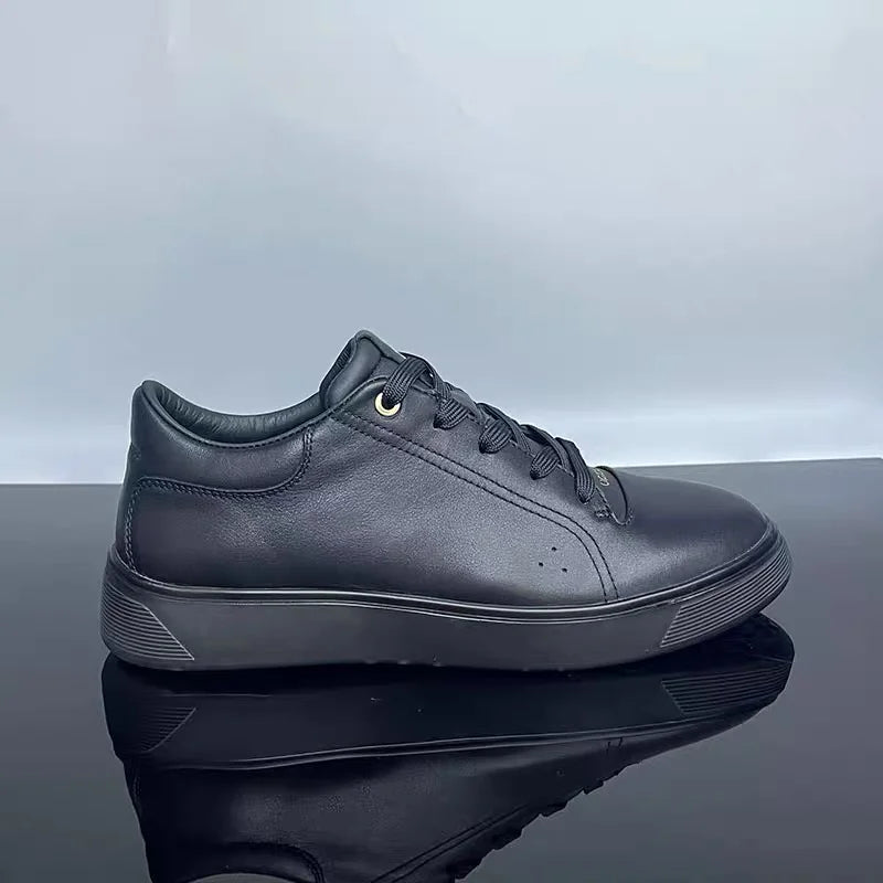 Skateboard Mens Shoes Genuine Leather Sneakers Casual Fashion Outdoor Running Sports Hiking Designer Luxury Mens Shoes