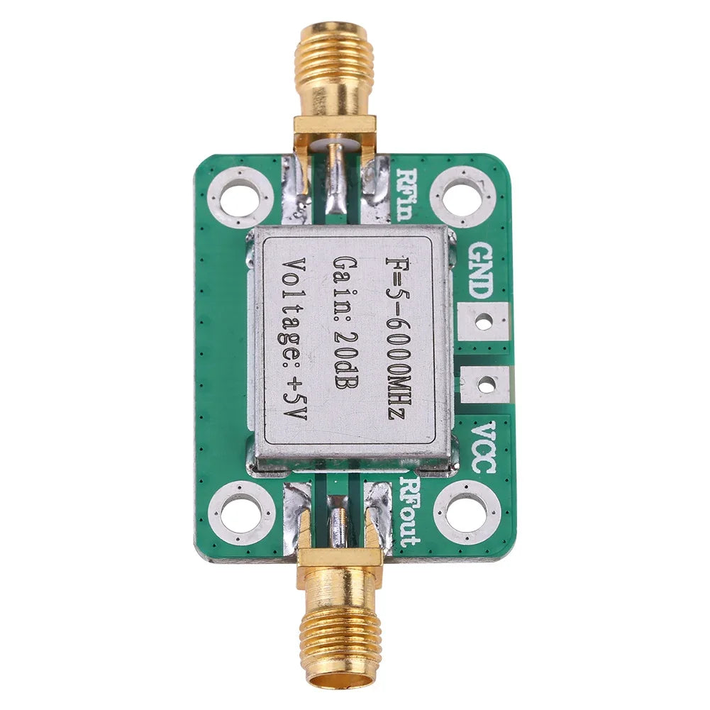 5-6000MHz Power Amplifier 5-6000MHz Gain 20dB Broadband RF VHF UHF  Power Amplifier Module Broadband Power Amplifier