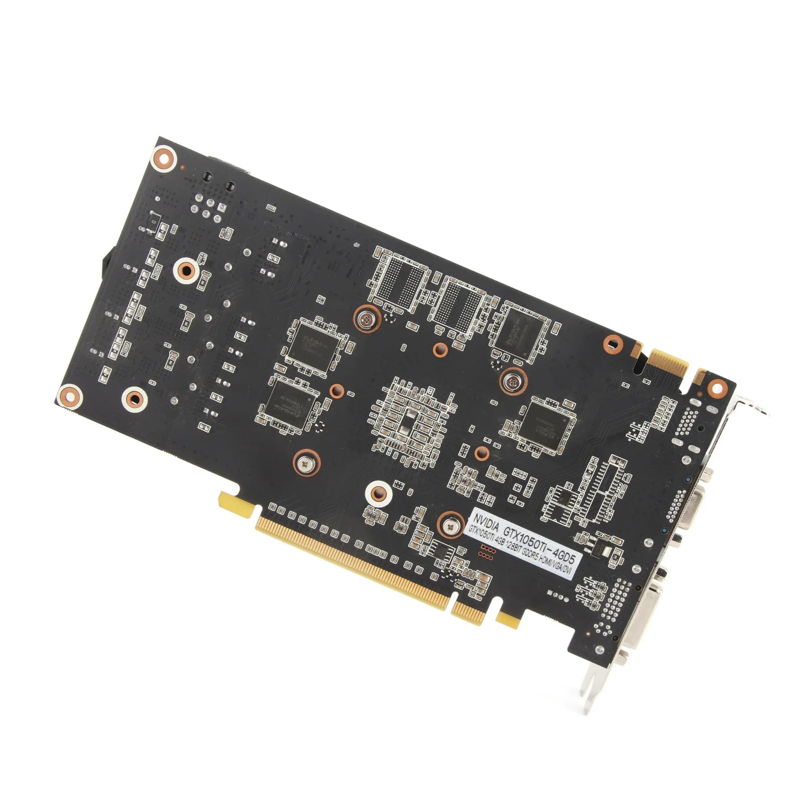 4G Gaming Memory Card GTX1050TI Graphics Card GTX1050TI Graphics Card with Cooling Dual Fans Desktop PC HD 4G Gaming Memory Card