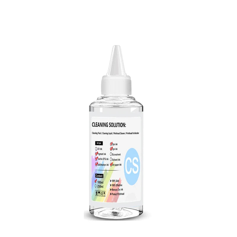 100ML Printhead Cleaning Kits Inkjet Printers, Printer Cleaning Kit for Epson Ecotank Printers, Printer Cleaner Kit for HP, Ink