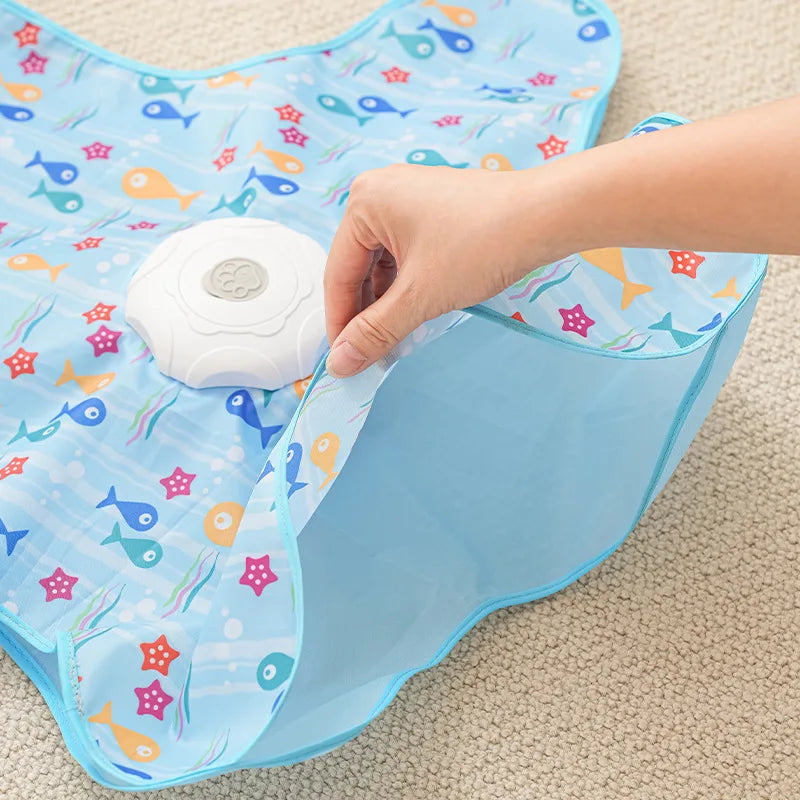 Automatic Interactive Cat Toy With Rotating Teaser Wheel