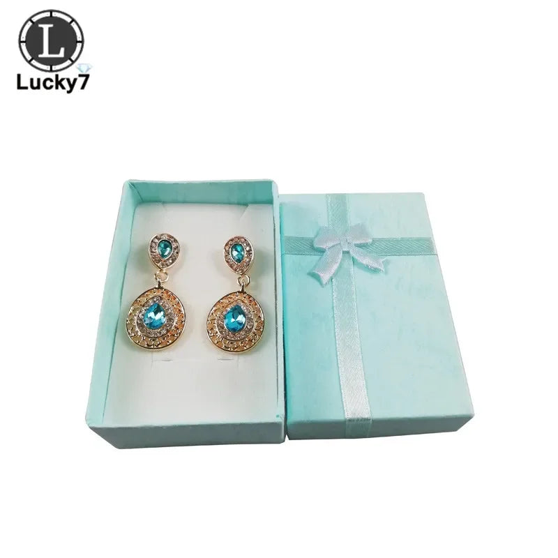 24pcs/Lot Jewelry Sets Display Box For Necklace Earrings Ring 5*8*2.5cm Packaging Shadow Box Jewelry Organizer