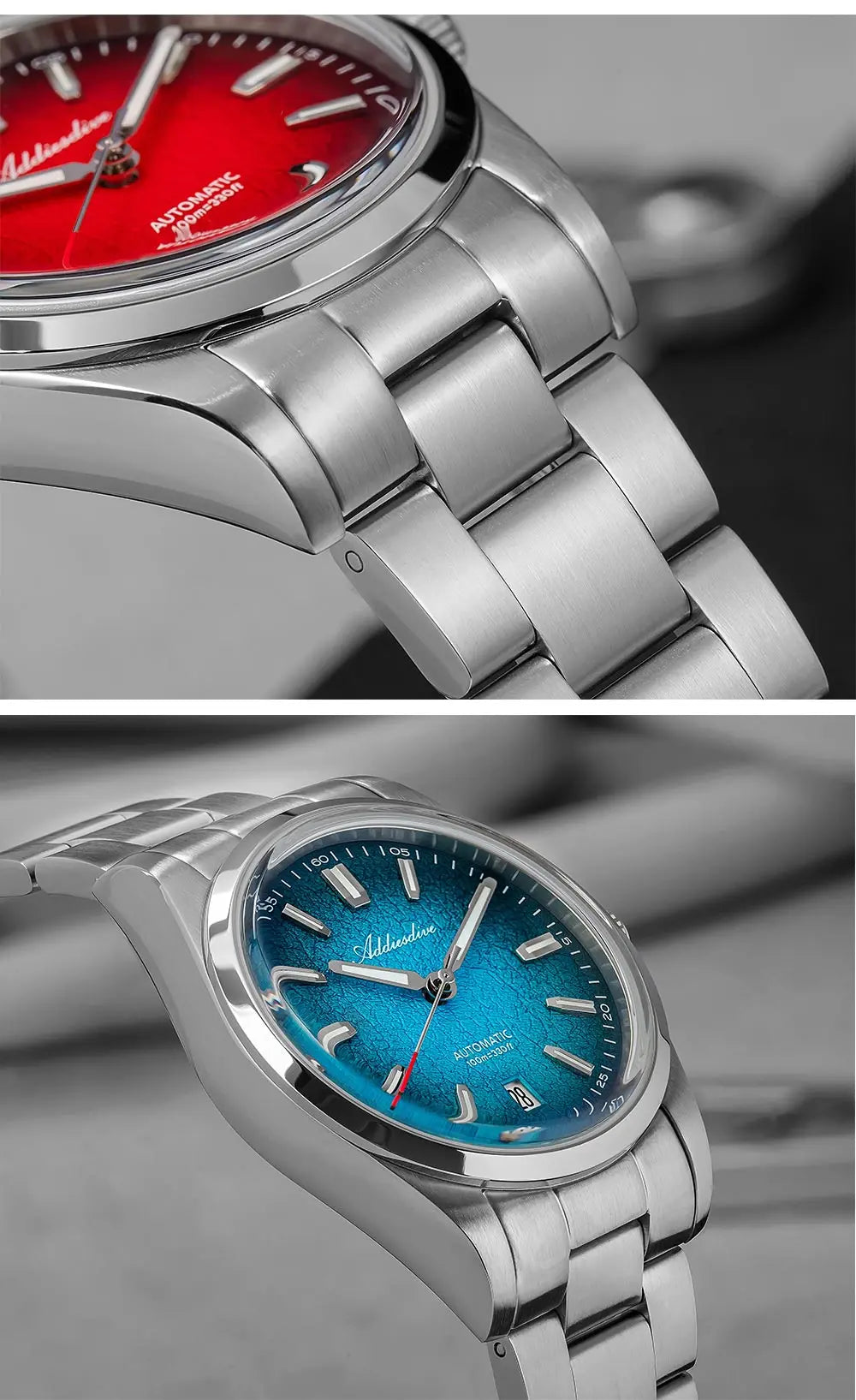 ADDIESDIVE Automatic Watch for Men Dress Mechanical Wristwatch Waterproof 100M Stainless Steel Luxury NH35 Automatic Watches Man