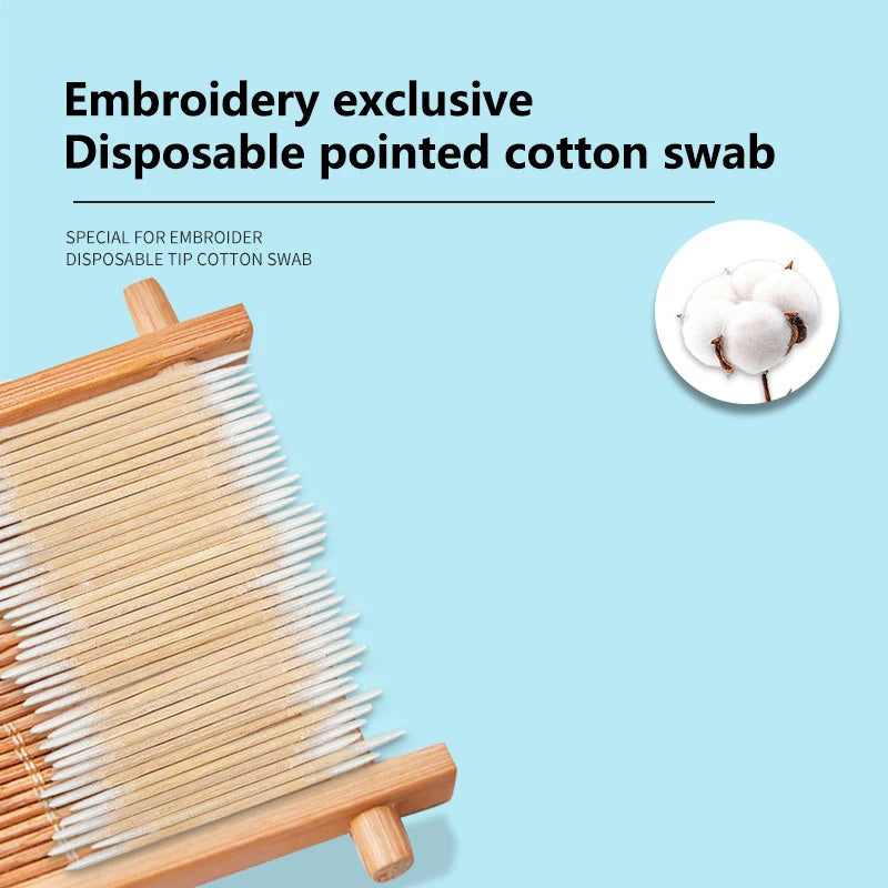 1pcs/3pcs/5pcs Pointed Cotton Swab Tattoo Eyebrow and Eyeliner Correction Cotton Swab for Makeup