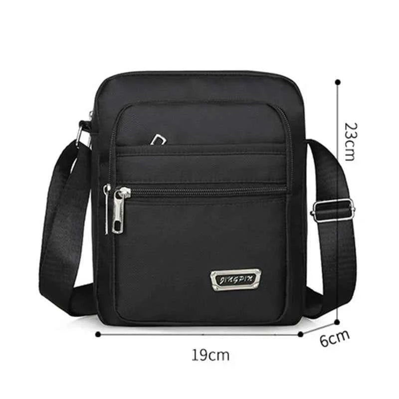 Brand New Men Crossbody Bags Male Nylon Shoulder Bags Boy Messenger Bags Man Handbags for Travel Casual Large Satchel Grey