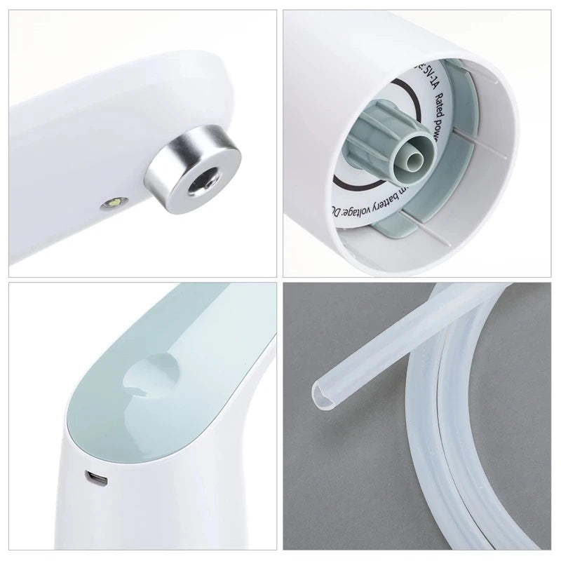 New Electric Smart Water Bottle Dispenser Portable Automatic Drinking Water Pump with Base LED Night Light Device