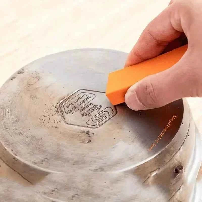"Efficient Limescale Eraser, Stainless Steel Rust Remover for Kitchen Faucets, Cleaning Rubber for Household Scale Stain Tool"