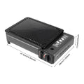 Portable Camping Grill Gas Stove, Butane Gas Burning Grill, Barbecue Grill Cooker for Ooutdoor Grilled Meat, Vegetables