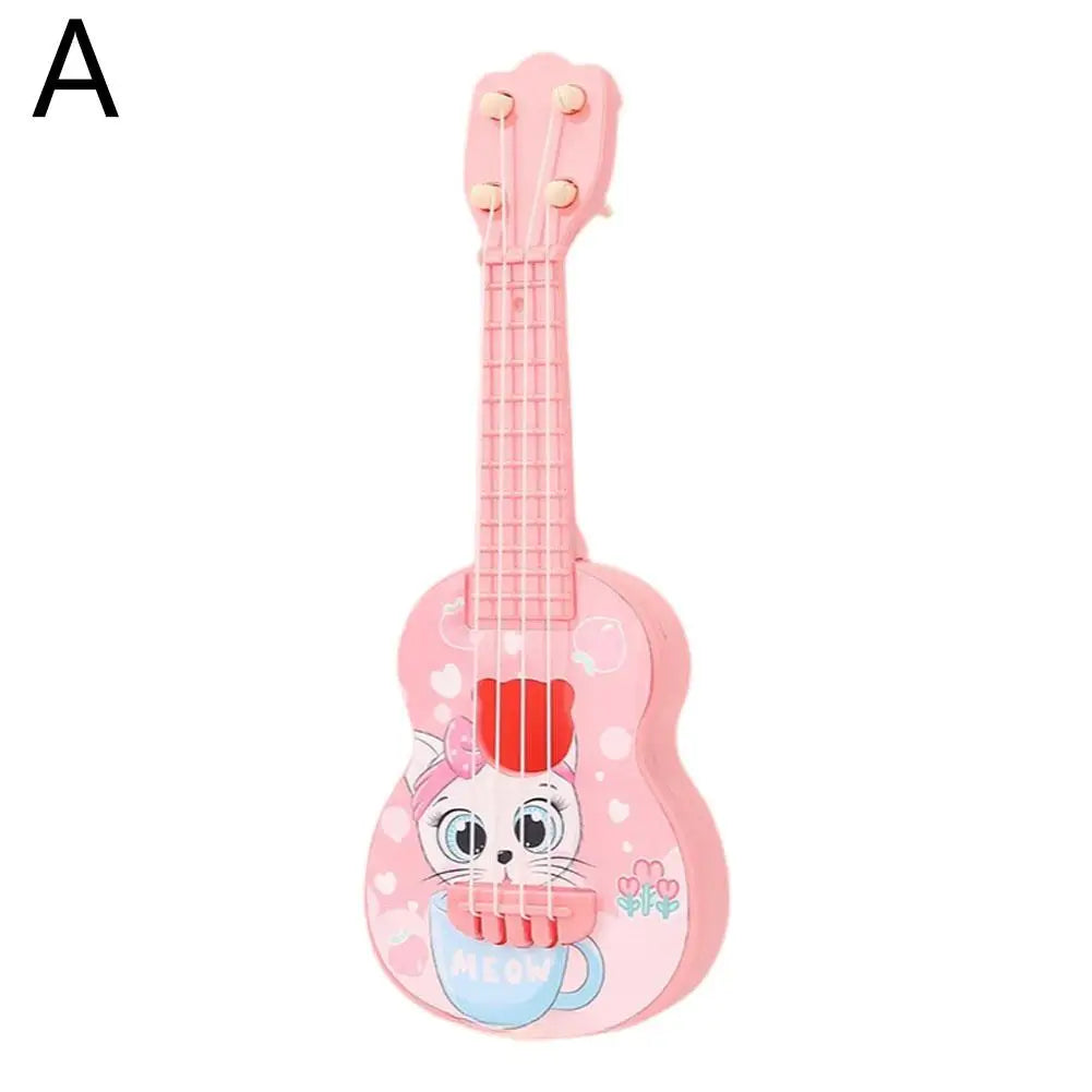 Kids Guitar Musical Instrument Ukulele Musical Montessori Toys For Children Learning Educational Toys Christmas Birthday Gift